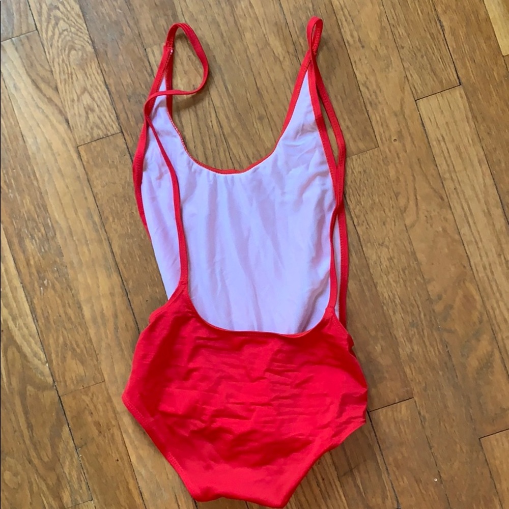 Bay watch backless One Piece